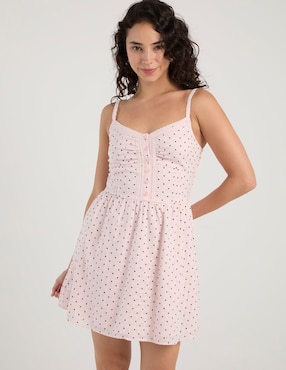 Vestido corto casual Hollister para mujer