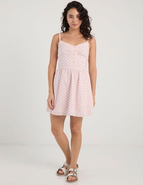 Vestido corto casual Hollister para mujer