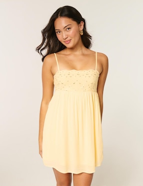 Vestido mini casual Hollister para mujer