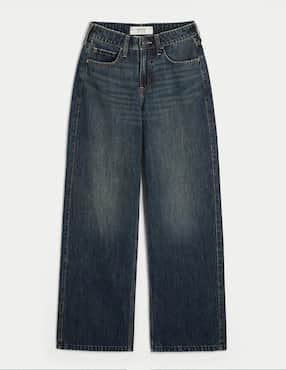 Jeans baggy Hollister para mujer