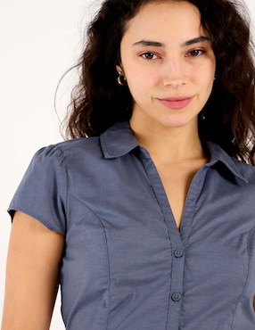 Blusa Hollister manga corta para mujer