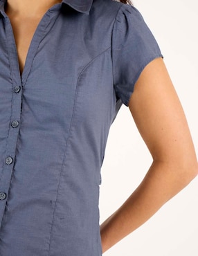 Blusa Hollister manga corta para mujer