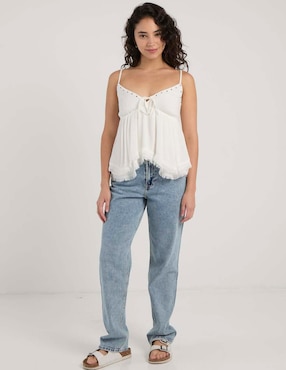 Blusa de tirantes Hollister para mujer