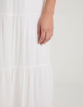 Vestido largo casual Hollister para mujer