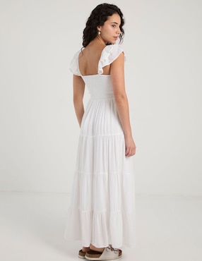 Vestido largo casual Hollister para mujer