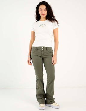 Pantalón Hollister bota para mujer