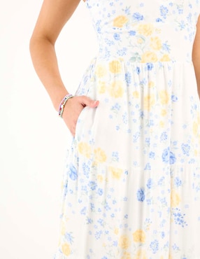 Vestido largo casual Hollister para mujer