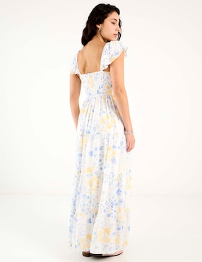 Vestido largo casual Hollister para mujer