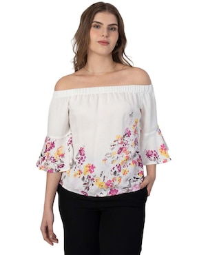 Blusa Salsa manga al codo para mujer