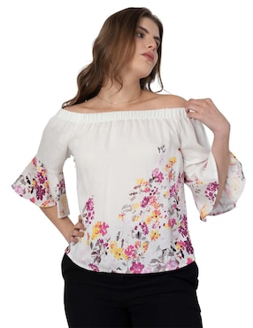 Blusa Salsa manga al codo para mujer