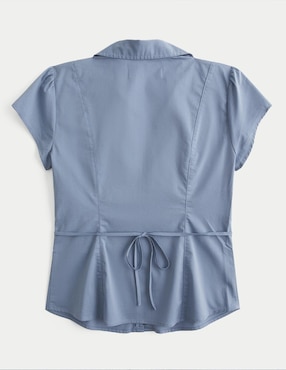 Blusa Hollister manga corta para mujer