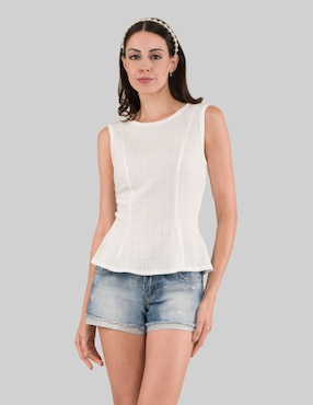 Blusa Tattoo sin manga para mujer