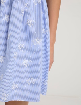 Vestido corto casual Coffee Bean para mujer