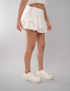 Falda short mini Salsa a la cintura