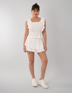 Blusa Salsa manga corta para mujer