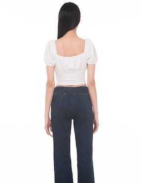 Blusa Sarah Bustani manga corta para mujer