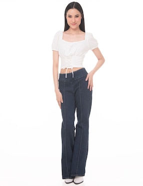 Blusa Sarah Bustani manga corta para mujer