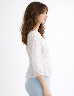 Blusa Biography manga 3/4 para mujer