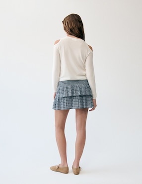 Suéter Brownie cuello redondo para mujer