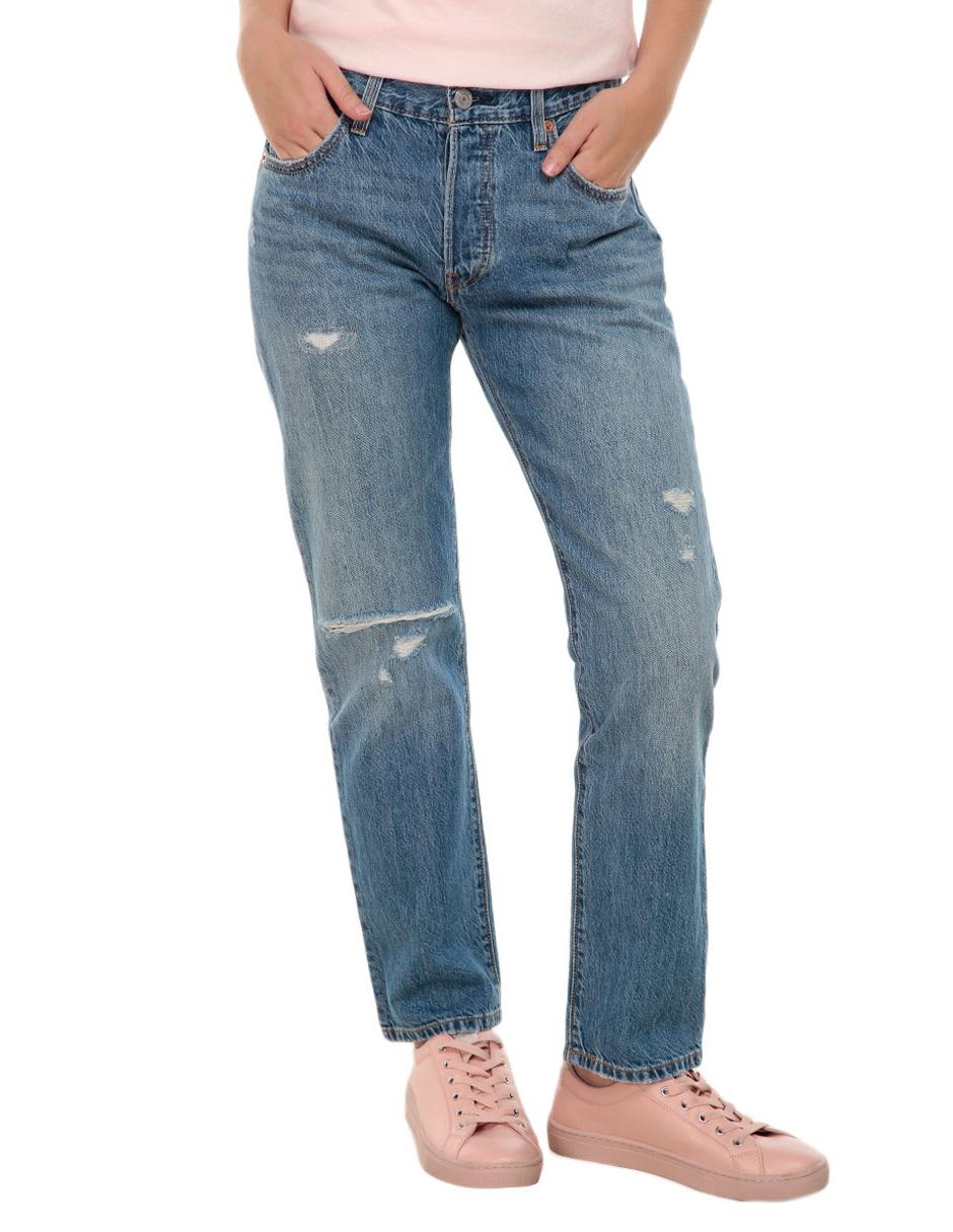 Jeans Levi's 501 corte straight azul medio en Liverpool