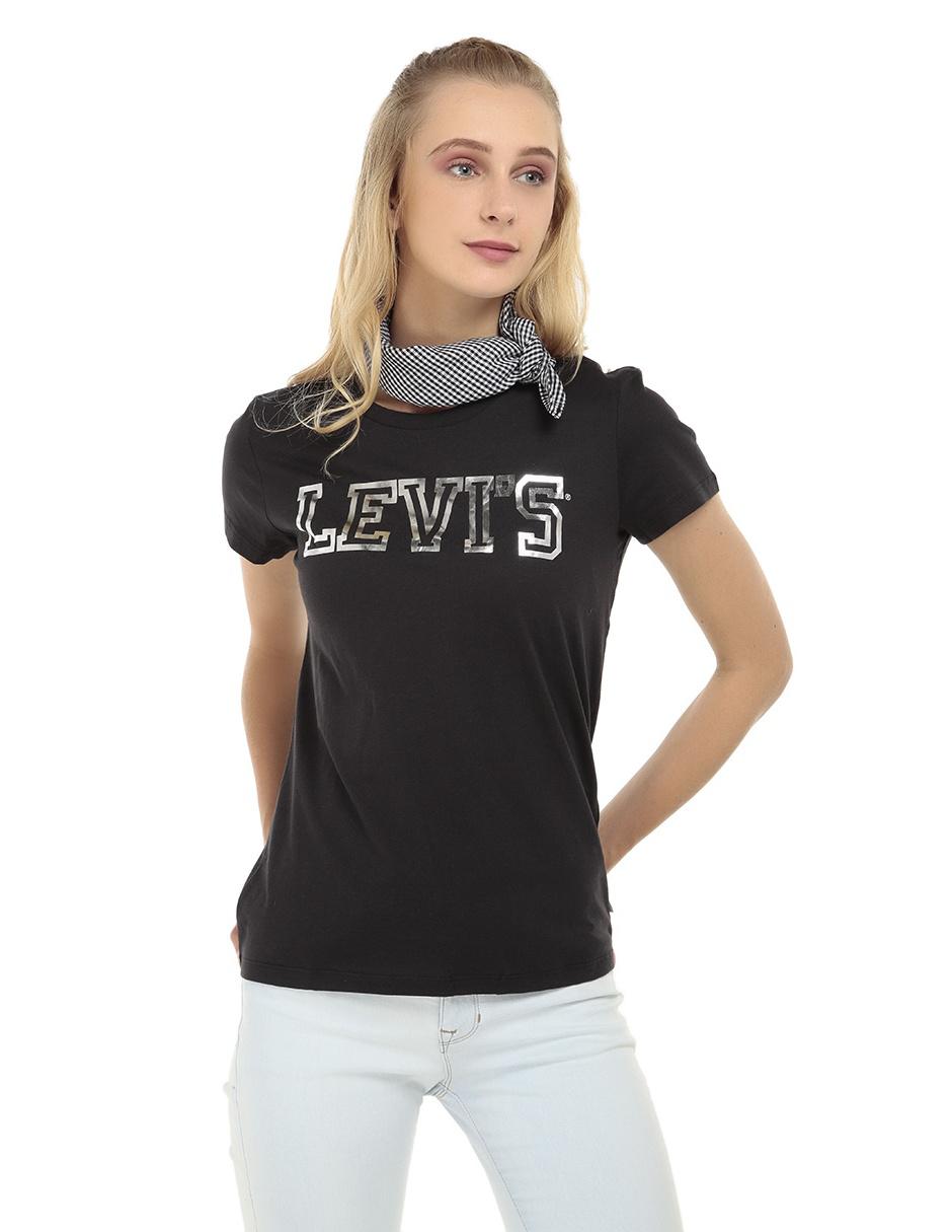 Playera Levis Camiseta Negra Levis Mujer Camiseta Levis Relaxed