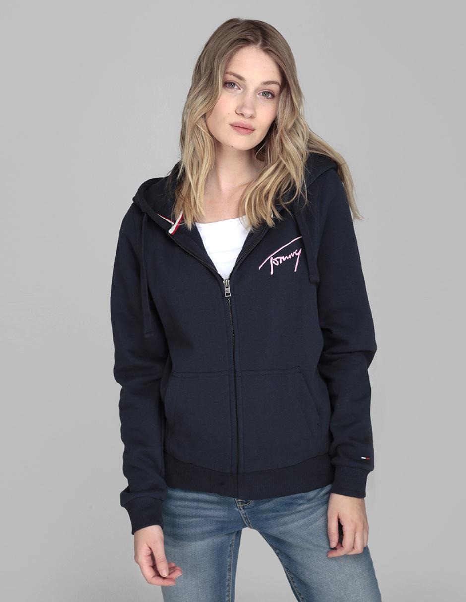 Sudadera Tommy Jeans azul marino con capucha en Liverpool