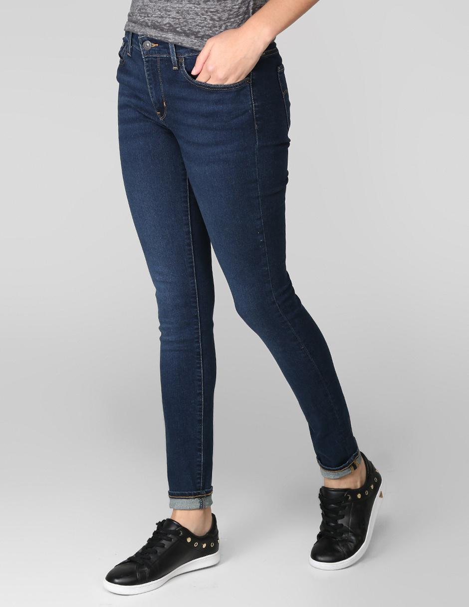 Jeans Levi's 711 skinny azul obscuro |