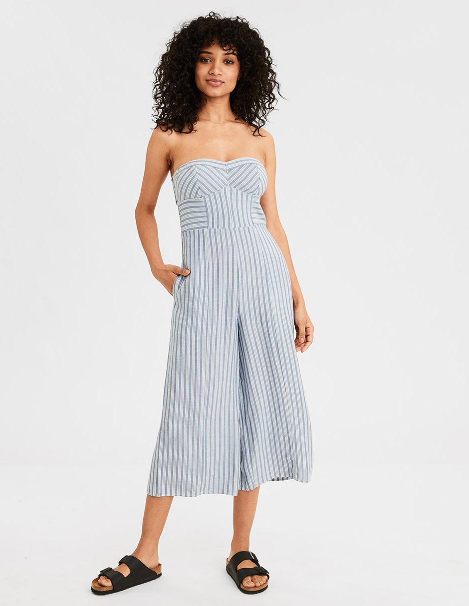 american eagle strapless jumpsuit