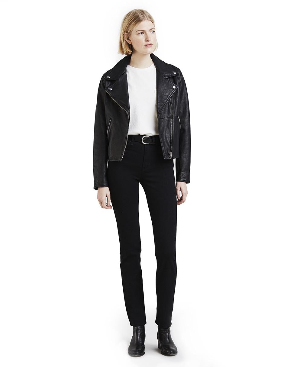 Jeans straight 724 corte cadera para mujer 4