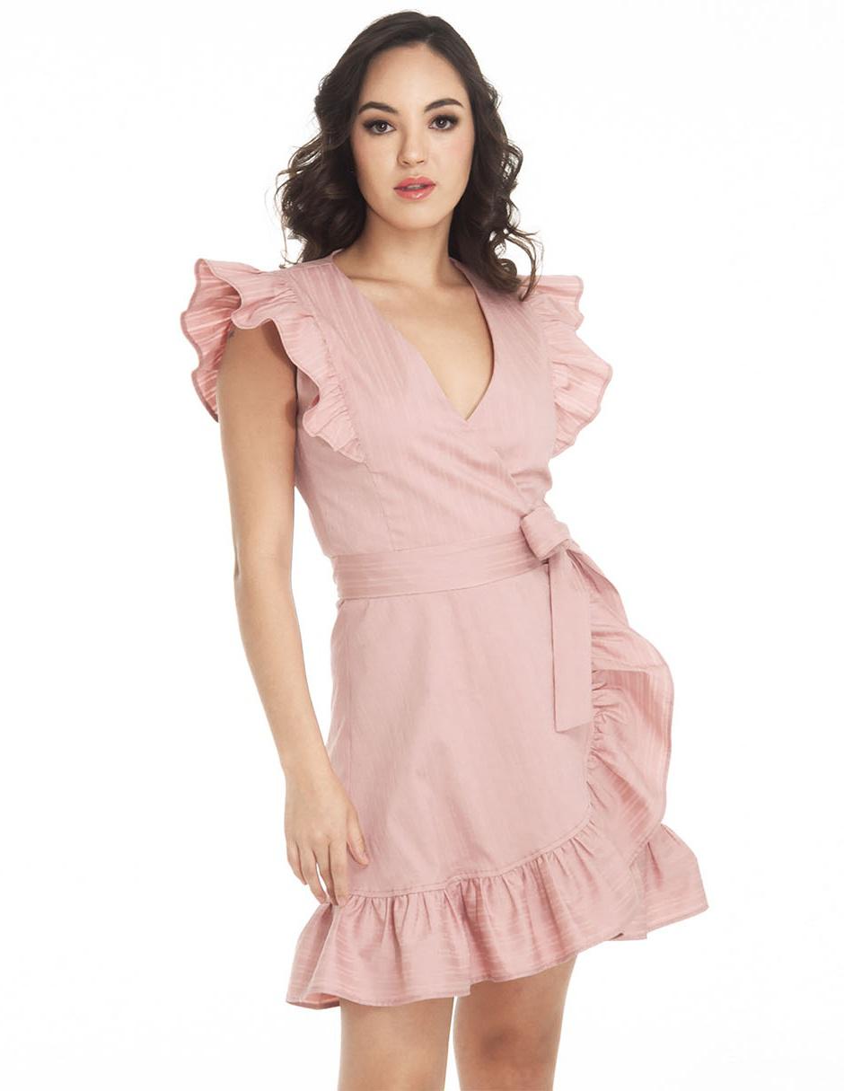 Vestido casual Bustani rosa a rayas | Liverpool.com.mx