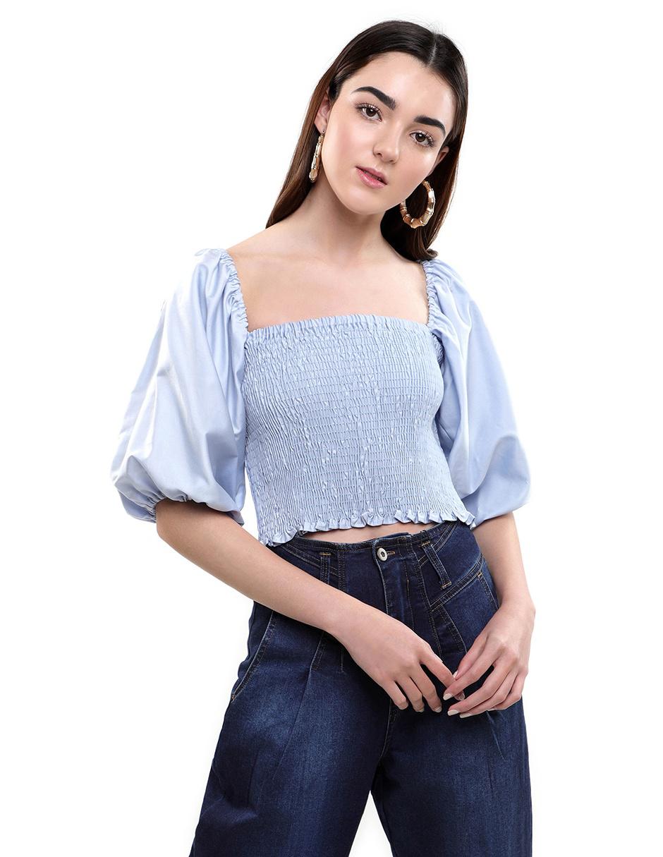 Blusa Lob manga 3/4 corte recto en Liverpool
