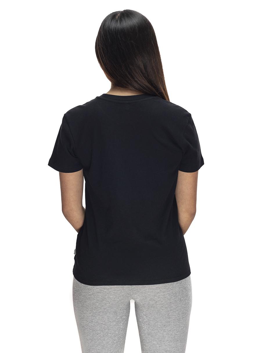 Playera manga corta cuello redondo para mujer 4