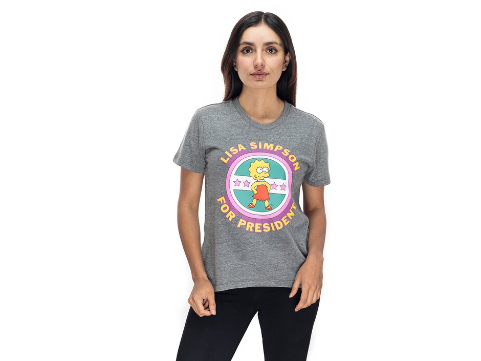 Playera Vans The Simpsons gris con diseño gráfico en Liverpool