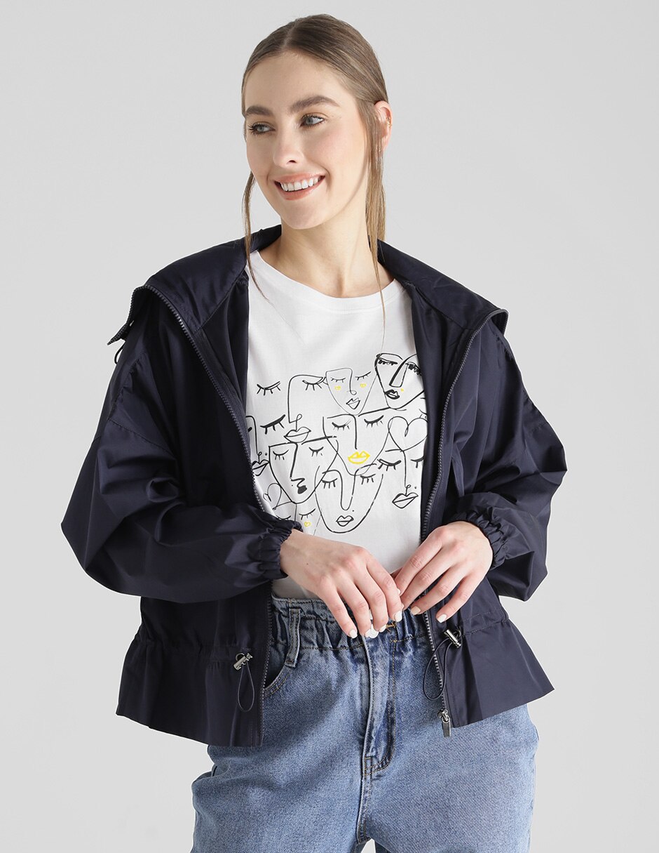 Chamarra con bolsillos para mujer 1
