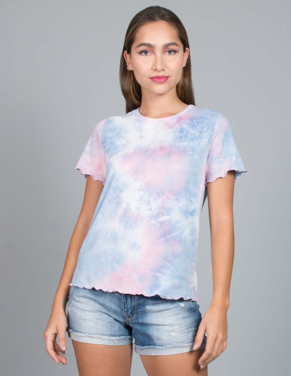 playera tie dye mujer