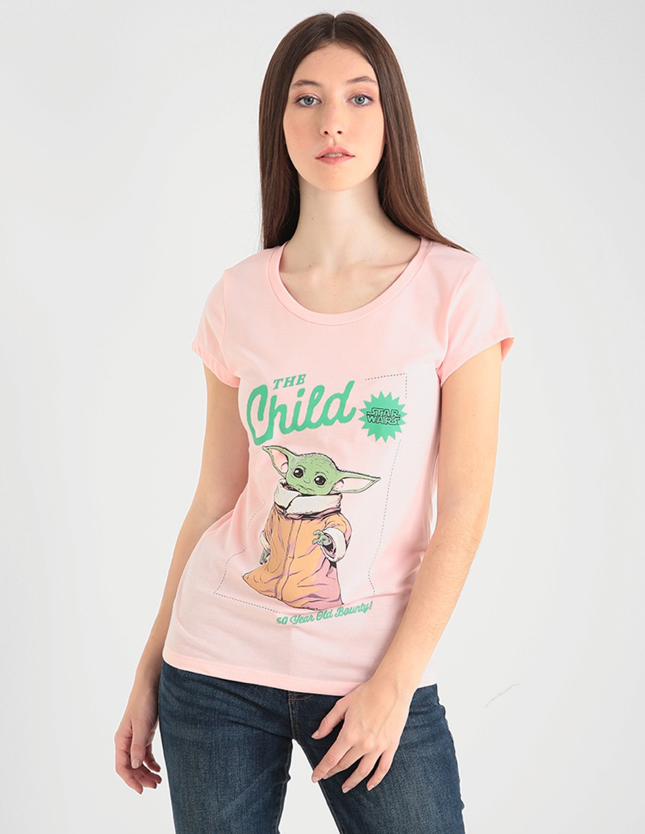playera mandalorian mujer