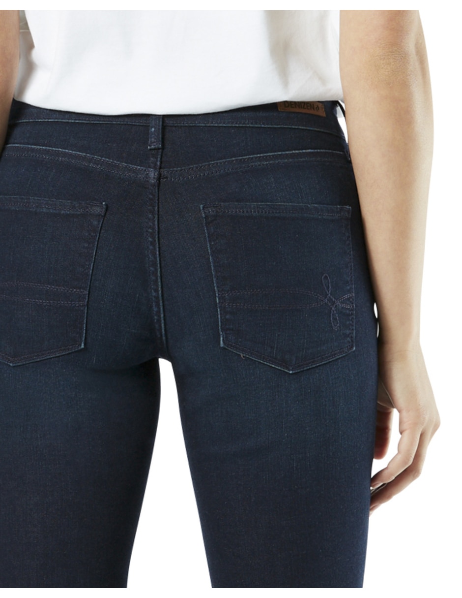 Jeans skinny corte cintura para mujer 4