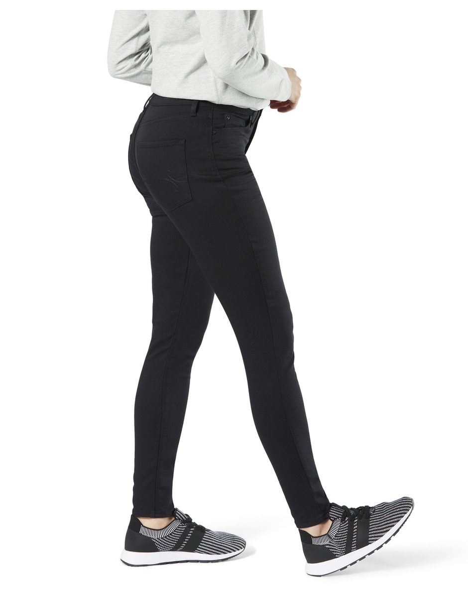 Jeans skinny corte cintura alta para mujer 2