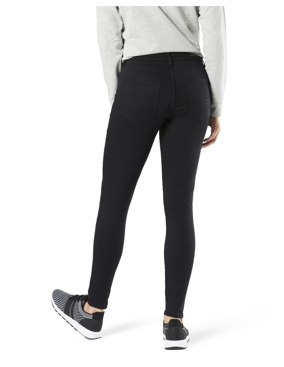 Jeans skinny corte cintura alta para mujer 3