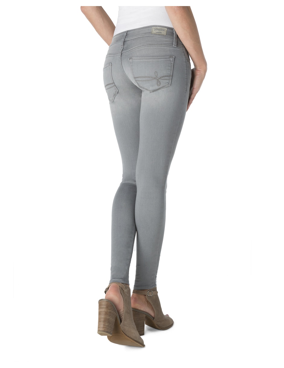 Jeans skinny corte cintura para mujer 3