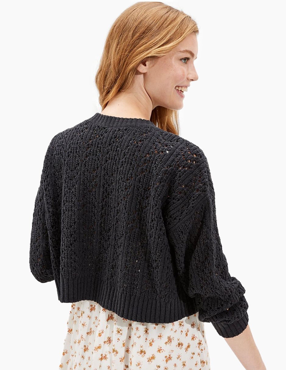 Suéter cuello redondo para mujer 2