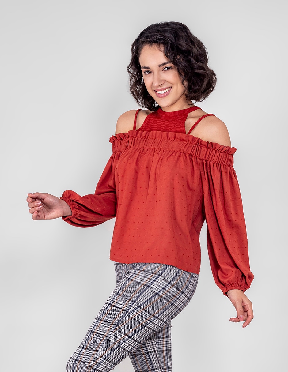 Blusa manga larga para mujer Blusa manga larga para mujer