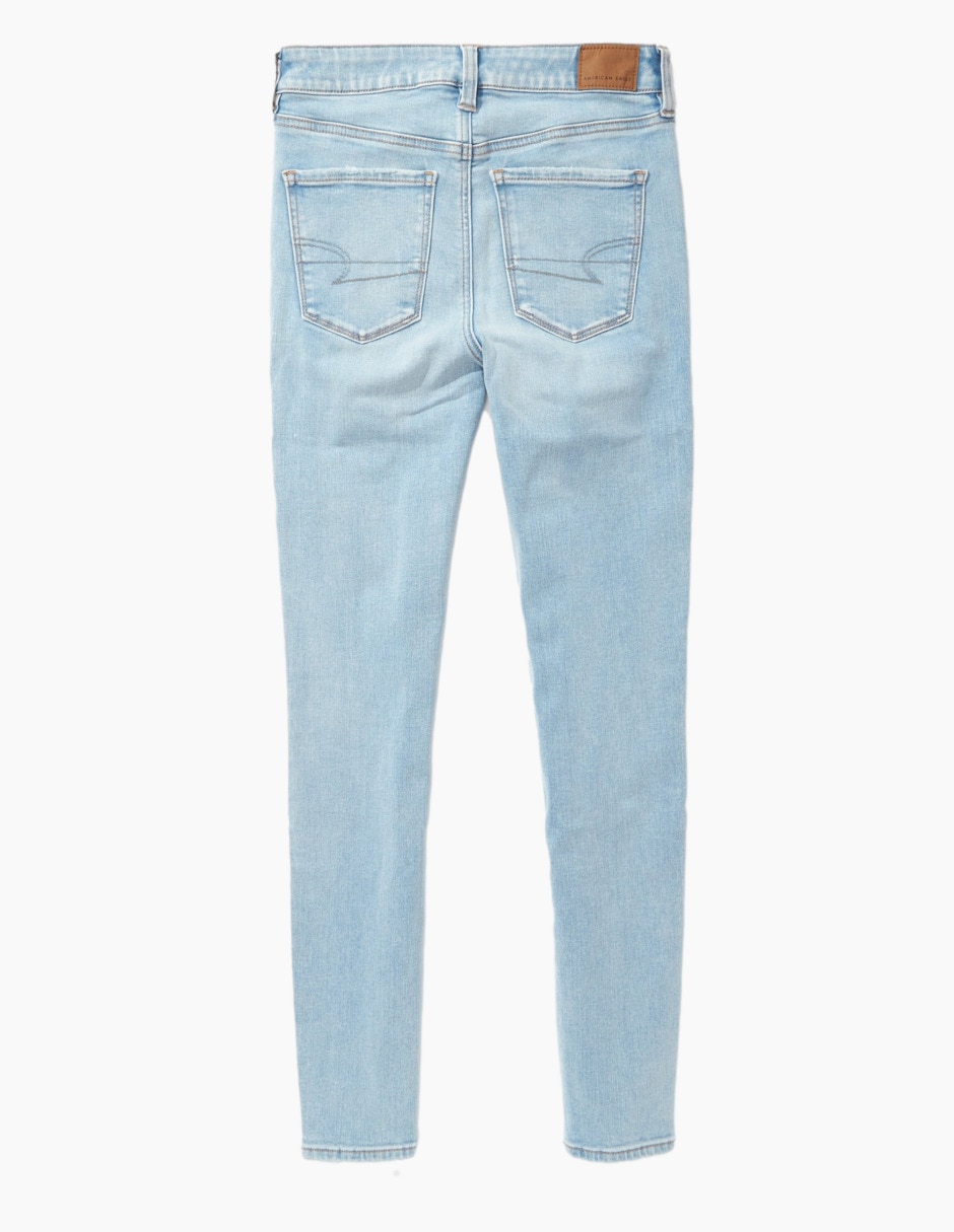 Jeans skinny corte cintura para mujer 4