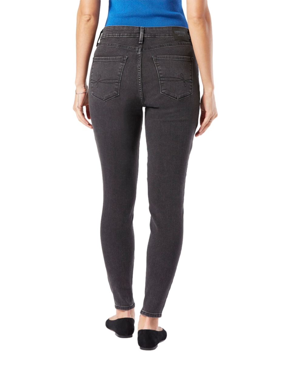 Jeans skinny high-rise corte cintura alta para mujer 3