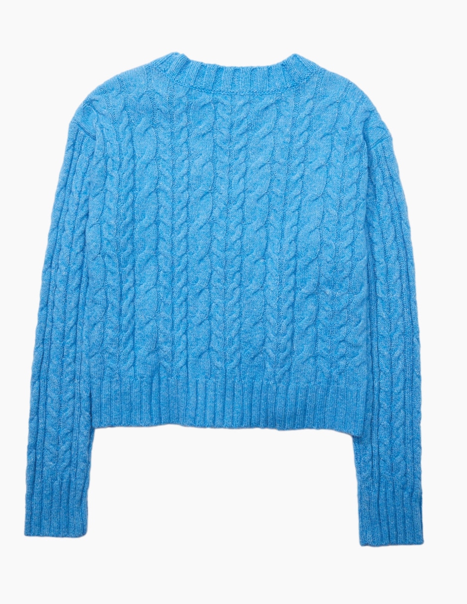 Suéter cuello v para mujer 2