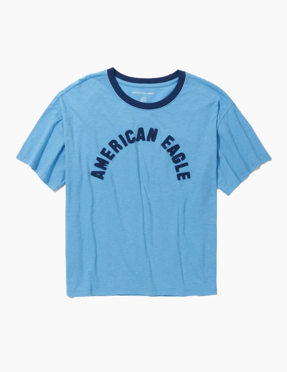 Playera manga corta cuello redondo para mujer 3