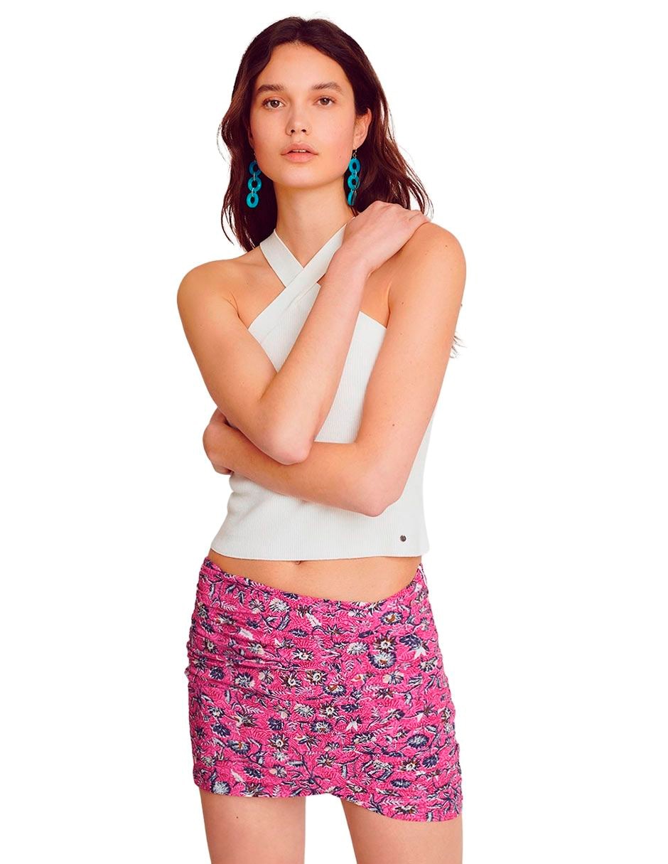 Falda mini corte a la cadera