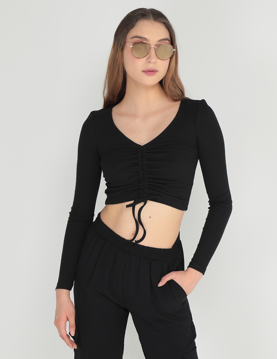 Blusa manga larga para mujer 1