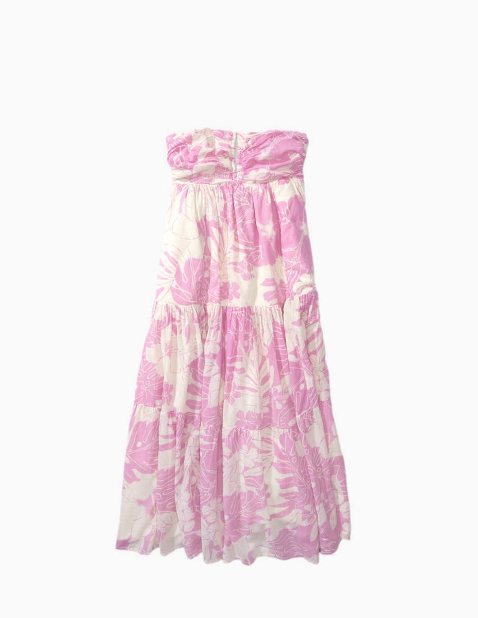 Vestido midi casual Fembra Tiered Midi para mujer 3
