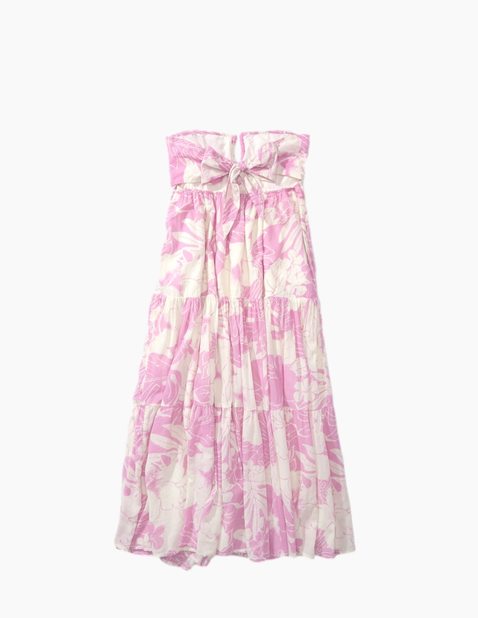 Vestido midi casual Fembra Tiered Midi para mujer 4
